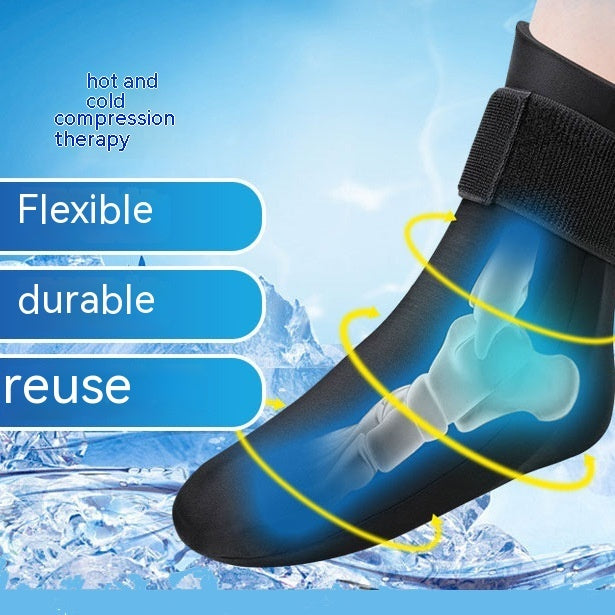 Cold And Hot Compress Therapy Sock For Top Of Foot Pain Relief