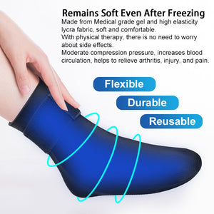 Cold And Hot Compress Therapy Sock For Top Of Foot Pain Relief