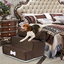 Load image into Gallery viewer, Pet Stairs Doggie Steps Dog Steps For Bed And Couch